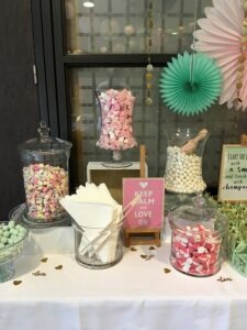 Candy table - Bruiloftstyling