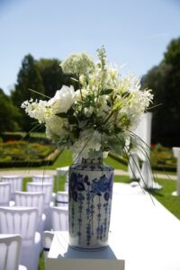 Bloemen decoratie bruiloftstyling