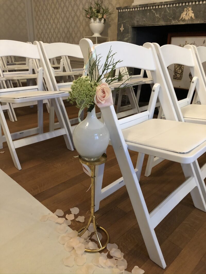 Ijsbeer beheerder Maladroit Ceremonie stoel decoratie | Bruiloft decoratie | Rich Art Bruiloft Styling