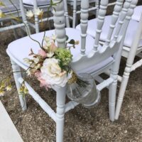 Ceremonie stoel decoratie-Bruiloft styling