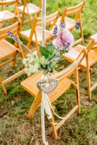 Ceremonie stoel decoratie-Bruiloft styling