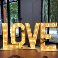 Licht letters verhuur voor bruiloft