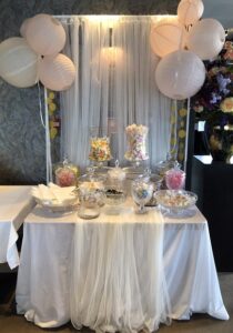 Candy table-Bruiloftdecoratie Noord Holland