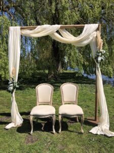 Basis ceremonie styling-Bruiloft decoratie