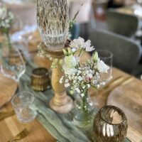 Diner styling-Bruiloft decoratie