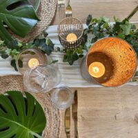 Trouwen in Botanisch groen-Bruiloft decoratie